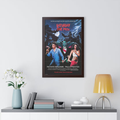 SATURDAY THE 14TH 1981 - Framed Movie Poster-The Sticker Space