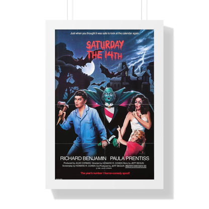 SATURDAY THE 14TH 1981 - Framed Movie Poster-16″ x 24″-The Sticker Space