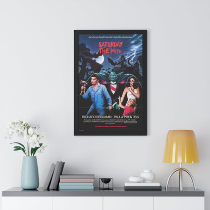 SATURDAY THE 14TH 1981 - Framed Movie Poster-The Sticker Space