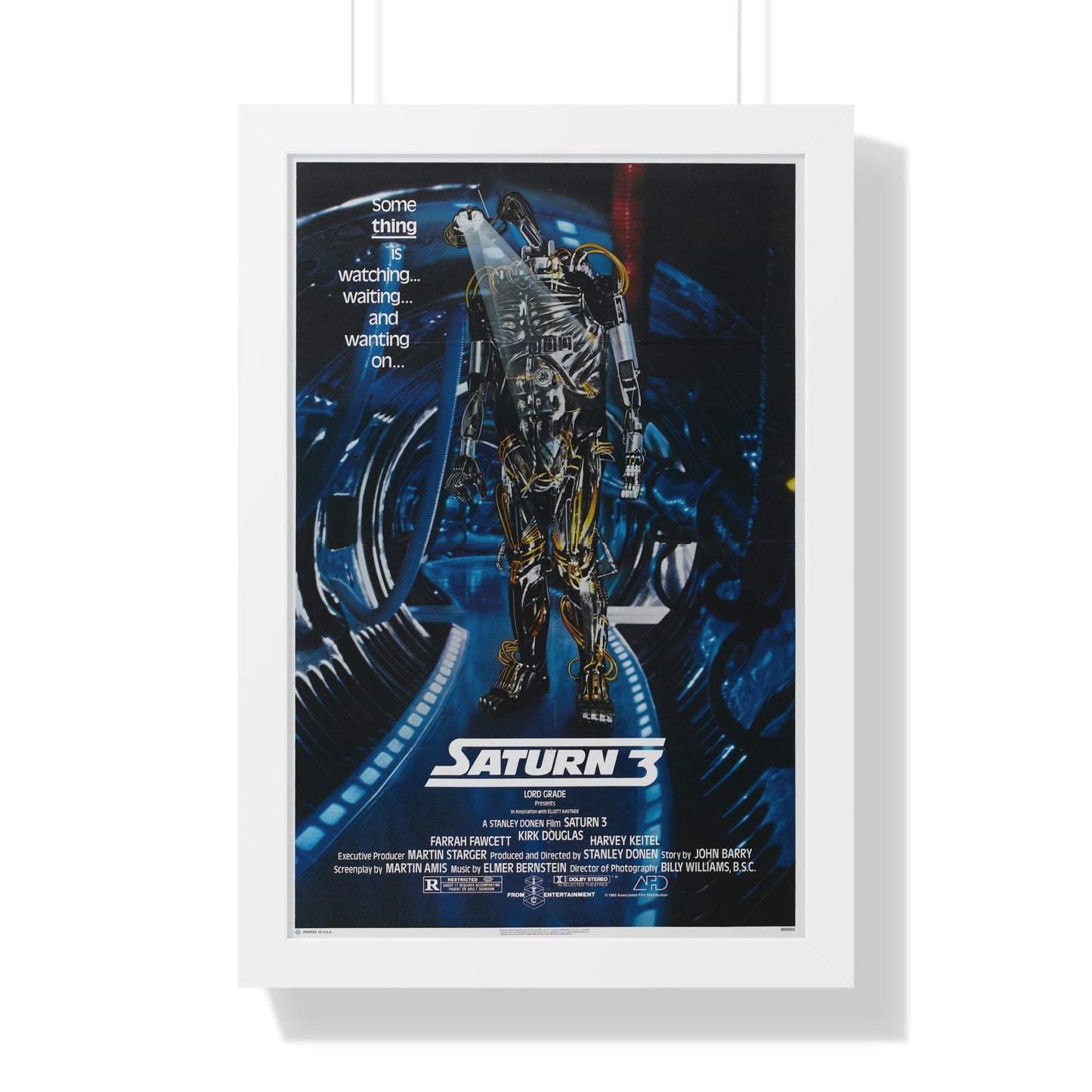 SATURN 3 1980 - Framed Movie Poster-16″ x 24″-The Sticker Space