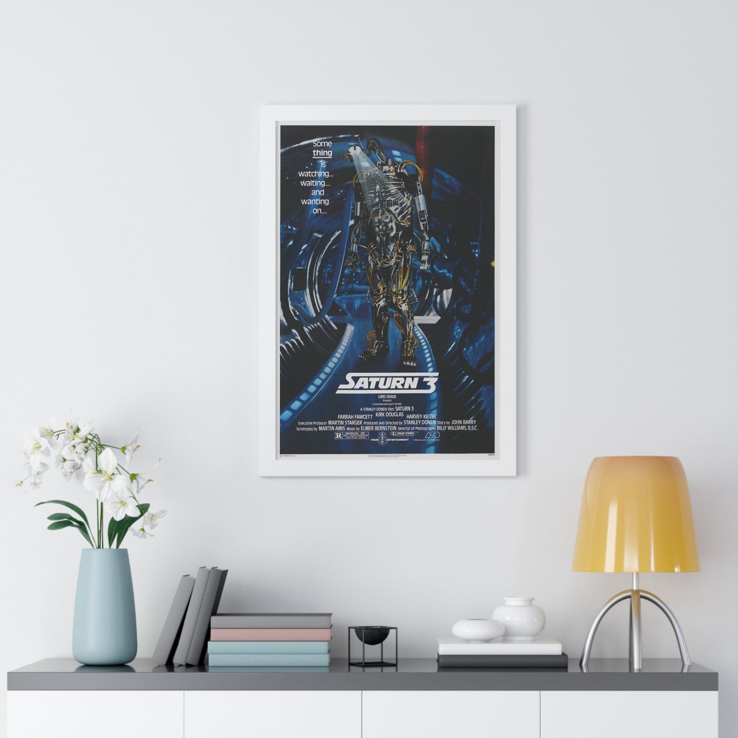 SATURN 3 1980 - Framed Movie Poster-The Sticker Space