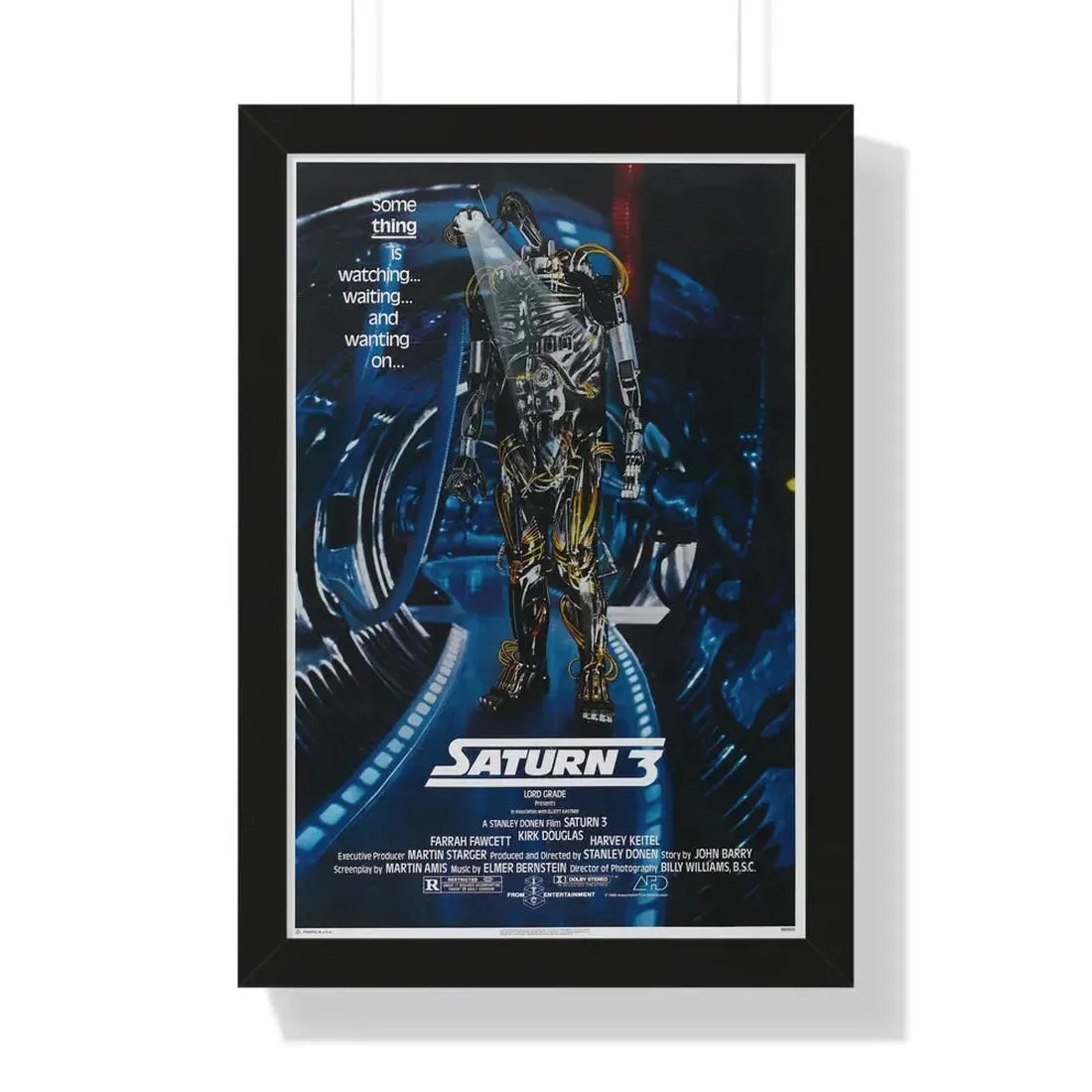 SATURN 3 1980 - Framed Movie Poster - The Sticker Space