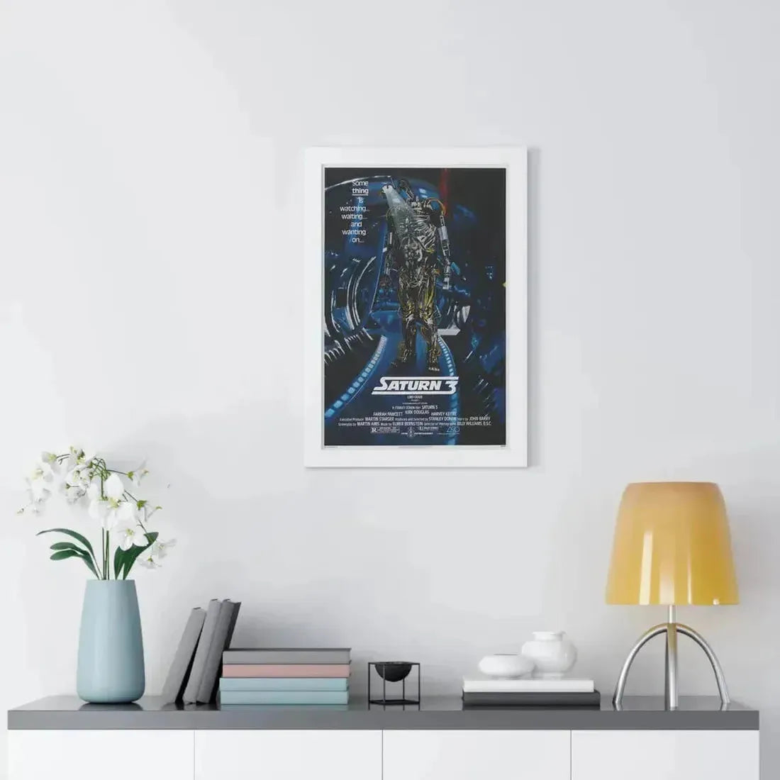 SATURN 3 1980 - Framed Movie Poster - The Sticker Space