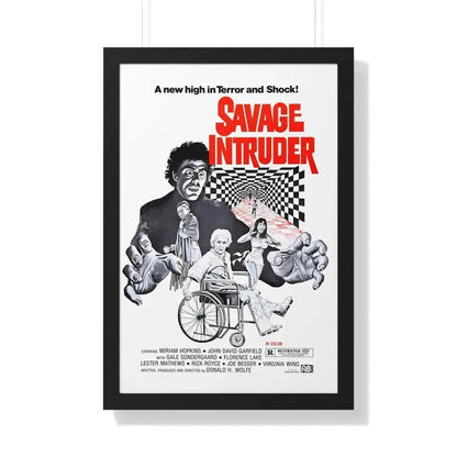 SAVAGE INTRUDER 1970 - Framed Movie Poster 20" x 30" Black - The Sticker Space