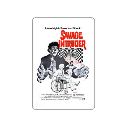 SAVAGE INTRUDER 1970 Movie Poster STICKER Vinyl Die-Cut Decal - The Sticker Space