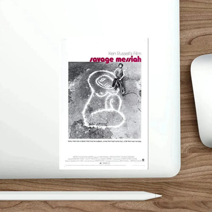 Savage Messiah 1972 Movie Poster STICKER Vinyl Die-Cut Decal - The Sticker Space