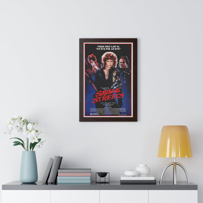 SAVAGE STREETS (3) 1984 - Framed Movie Poster-The Sticker Space