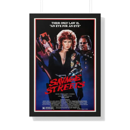 SAVAGE STREETS (3) 1984 - Framed Movie Poster - The Sticker Space