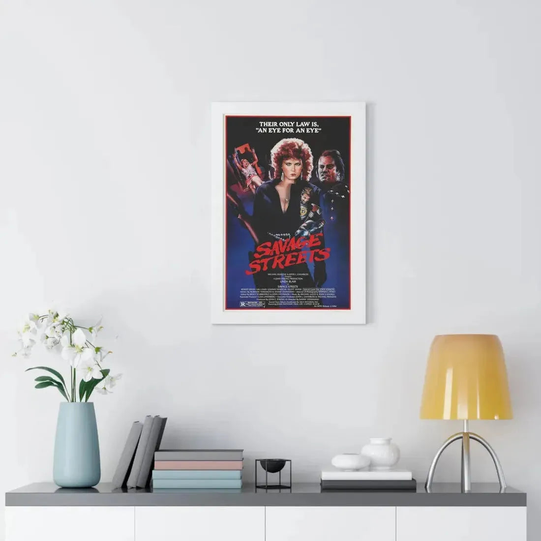 SAVAGE STREETS (3) 1984 - Framed Movie Poster - The Sticker Space