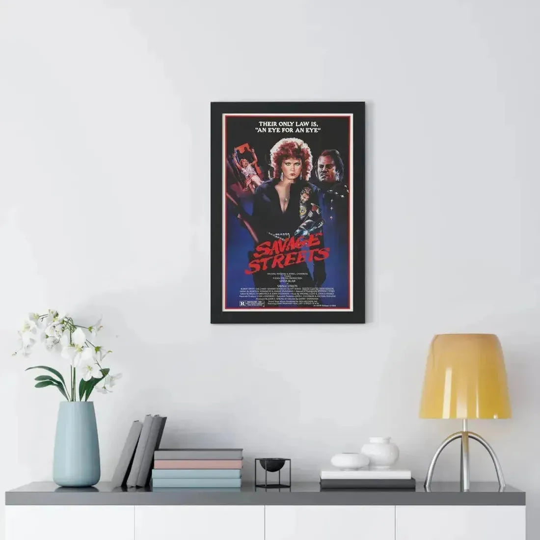 SAVAGE STREETS (3) 1984 - Framed Movie Poster - The Sticker Space