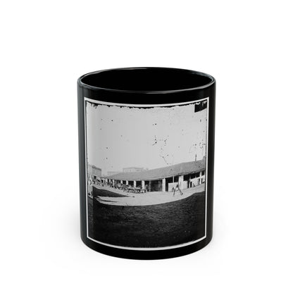 Savannah, Georgia (Vicinity). Market Place (U.S. Civil War) Black Coffee Mug-11oz-The Sticker Space