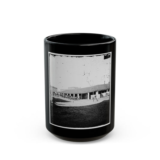 Savannah, Georgia (Vicinity). Market Place (U.S. Civil War) Black Coffee Mug-15oz-The Sticker Space