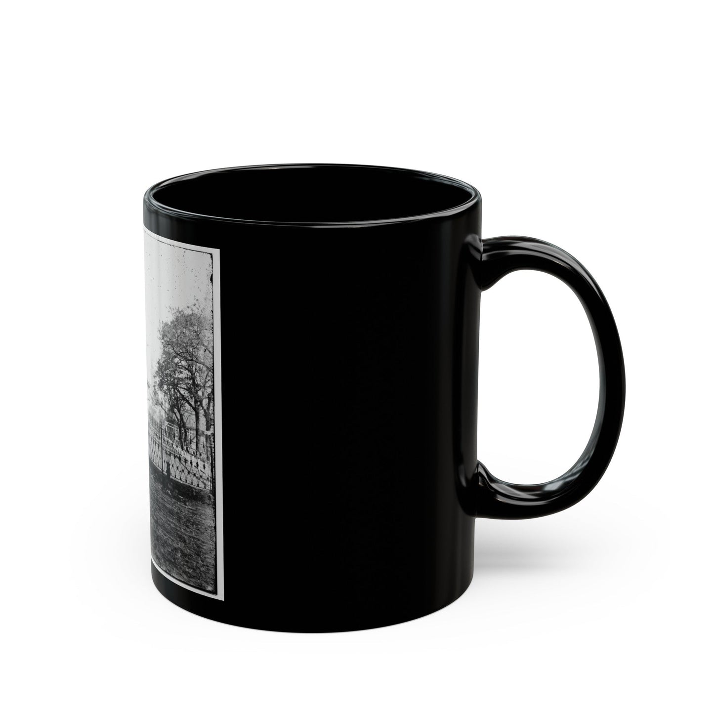 Savannah, Georgia. View (U.S. Civil War) Black Coffee Mug-The Sticker Space