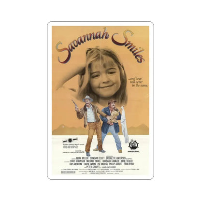 Savannah Smiles 1982 Movie Poster STICKER Vinyl Die-Cut Decal 2 Inch - The Sticker Space