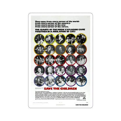 Save the Children 1973 Movie Poster STICKER Vinyl Die-Cut Decal 4 Inch - The Sticker Space