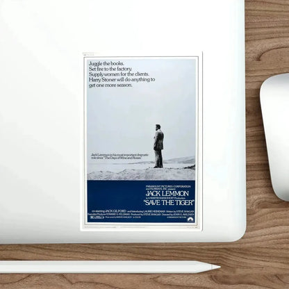 Save the Tiger 1973 Movie Poster STICKER Vinyl Die-Cut Decal - The Sticker Space