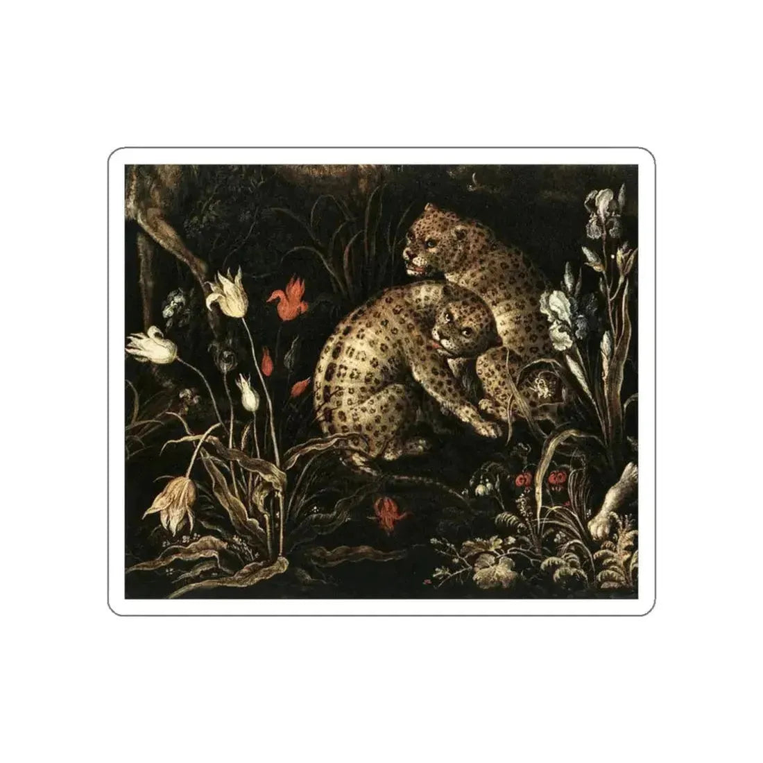 SAVERY, Roelandt - The Paradise (detail) (Artwork) STICKER Vinyl Die-Cut Decal White Die-Cut 3 Inch - The Sticker Space