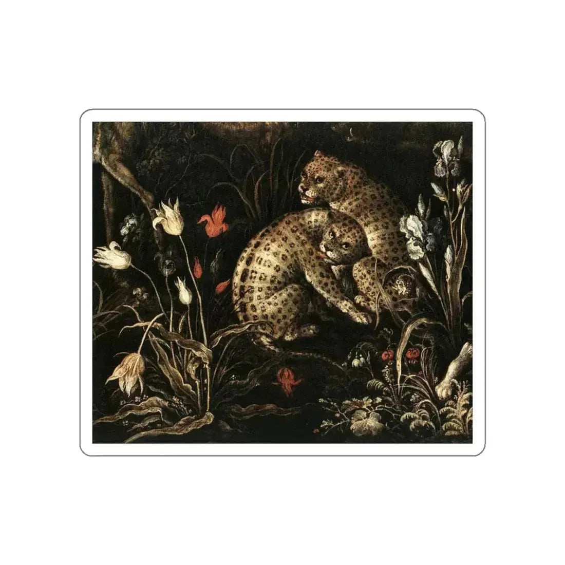 SAVERY, Roelandt - The Paradise (detail) (Artwork) STICKER Vinyl Die-Cut Decal White Die-Cut 4 Inch - The Sticker Space