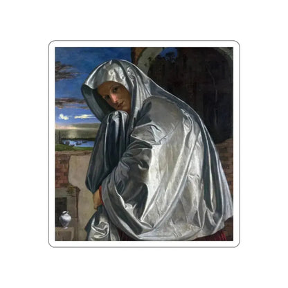 SAVOLDO, Giovanni Girolamo - Mary Magdalene (Artwork) STICKER Vinyl Die-Cut Decal White Die-Cut 6 Inch - The Sticker Space
