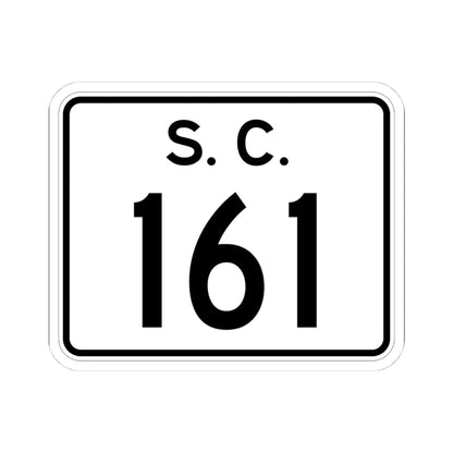 SC-161 (South Carolina) (Road Sign) STICKER Vinyl Kiss-Cut Decal 4 Inch White - The Sticker Space
