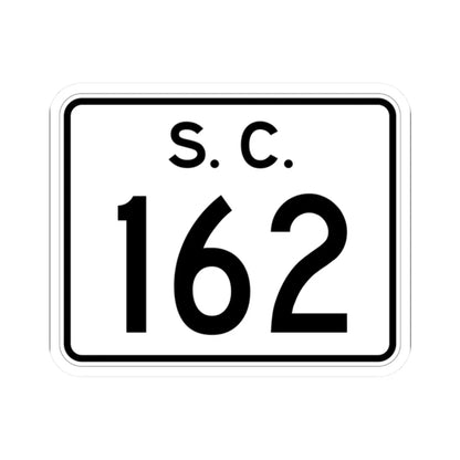 SC-162 (South Carolina) (Road Sign) STICKER Vinyl Kiss-Cut Decal 2 Inch White - The Sticker Space