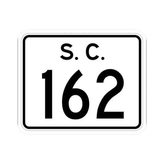 SC-162 (South Carolina) (Road Sign) STICKER Vinyl Kiss-Cut Decal 2 Inch White - The Sticker Space