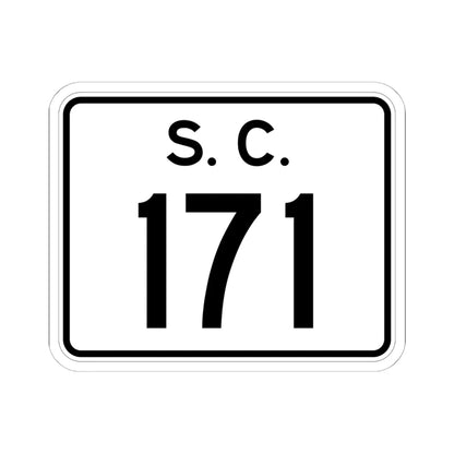 SC-171 (South Carolina) (Road Sign) STICKER Vinyl Kiss-Cut Decal 6 Inch White - The Sticker Space