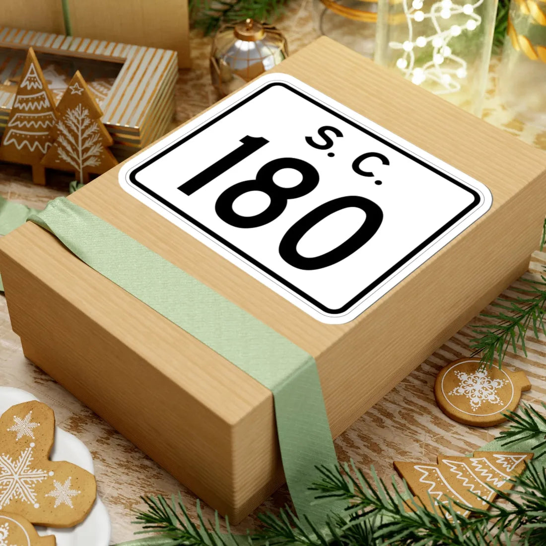 SC-180 (South Carolina) (Road Sign) STICKER Vinyl Kiss-Cut Decal - The Sticker Space