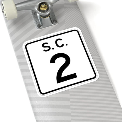 SC-2 (South Carolina) (Road Sign) STICKER Vinyl Kiss-Cut Decal - The Sticker Space