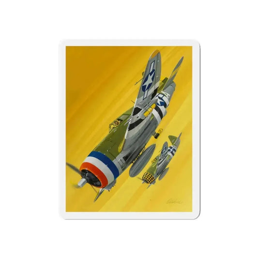 Scale Modeler Magazine covers (1), May 1971, August 1972 (Magazine Illustration) Refrigerator Magnet 6 Inch Die-Cut - The Sticker Space