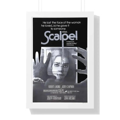 SCALPEL 1977 - Framed Movie Poster 16″ x 24″ White - The Sticker Space