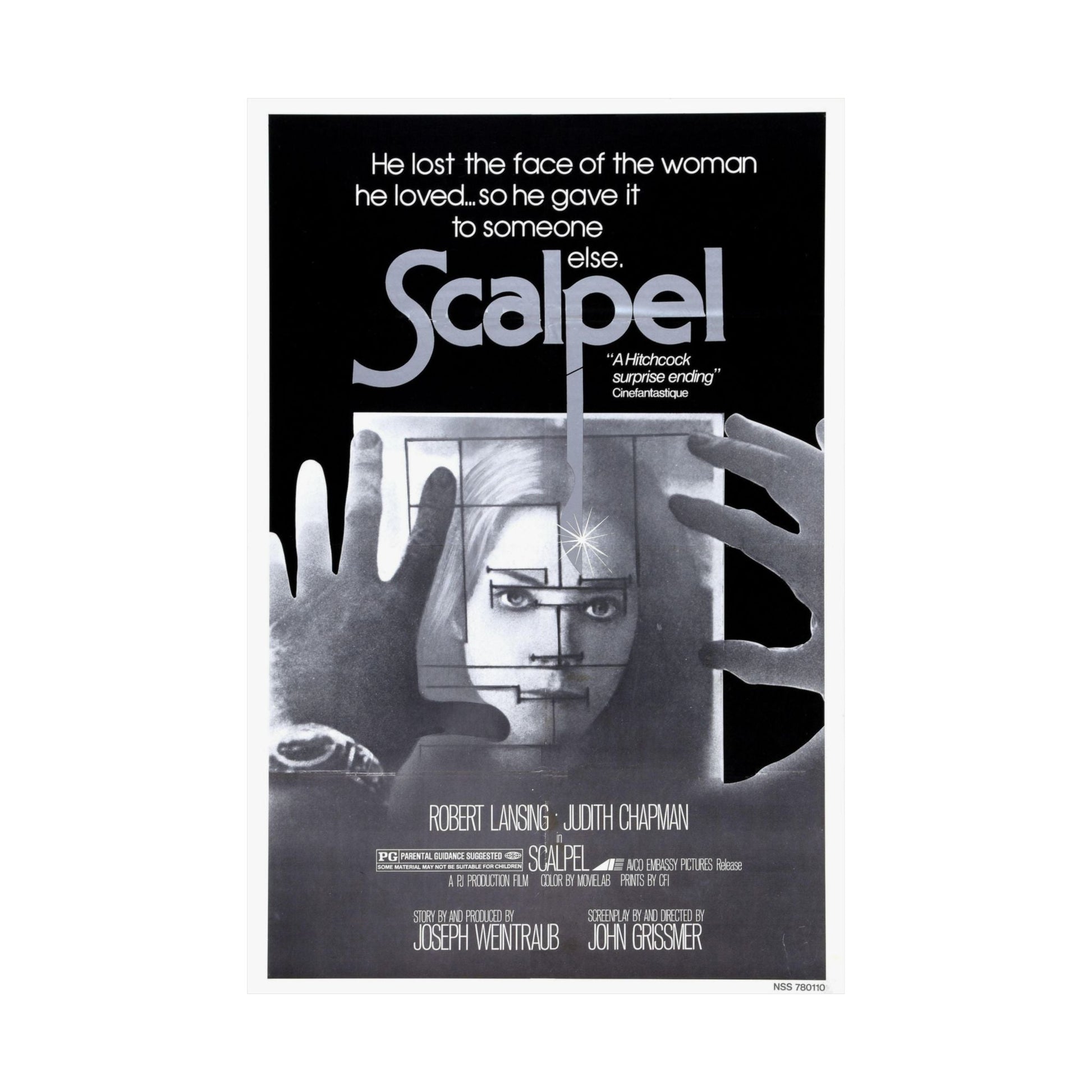 SCALPEL 1977 - Paper Movie Poster-The Sticker Space