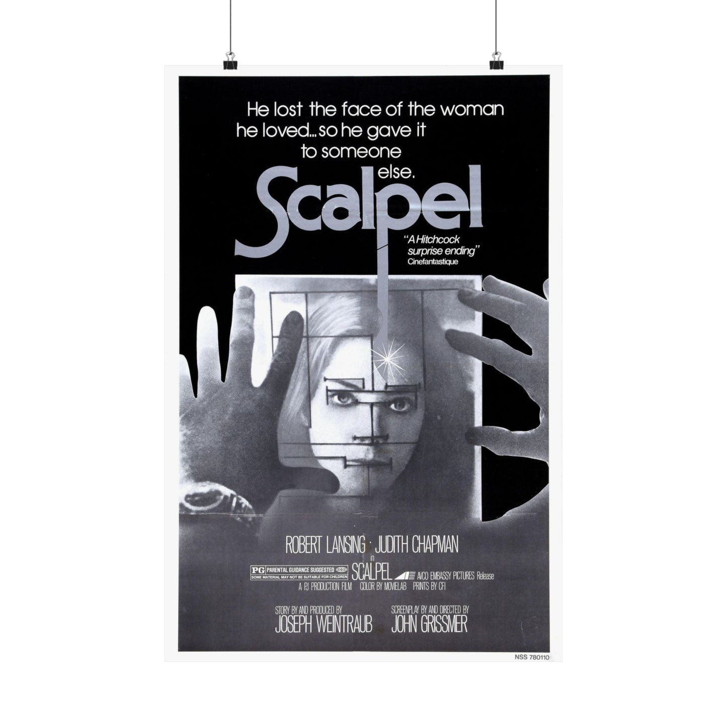 SCALPEL 1977 - Paper Movie Poster-20″ x 30″-The Sticker Space