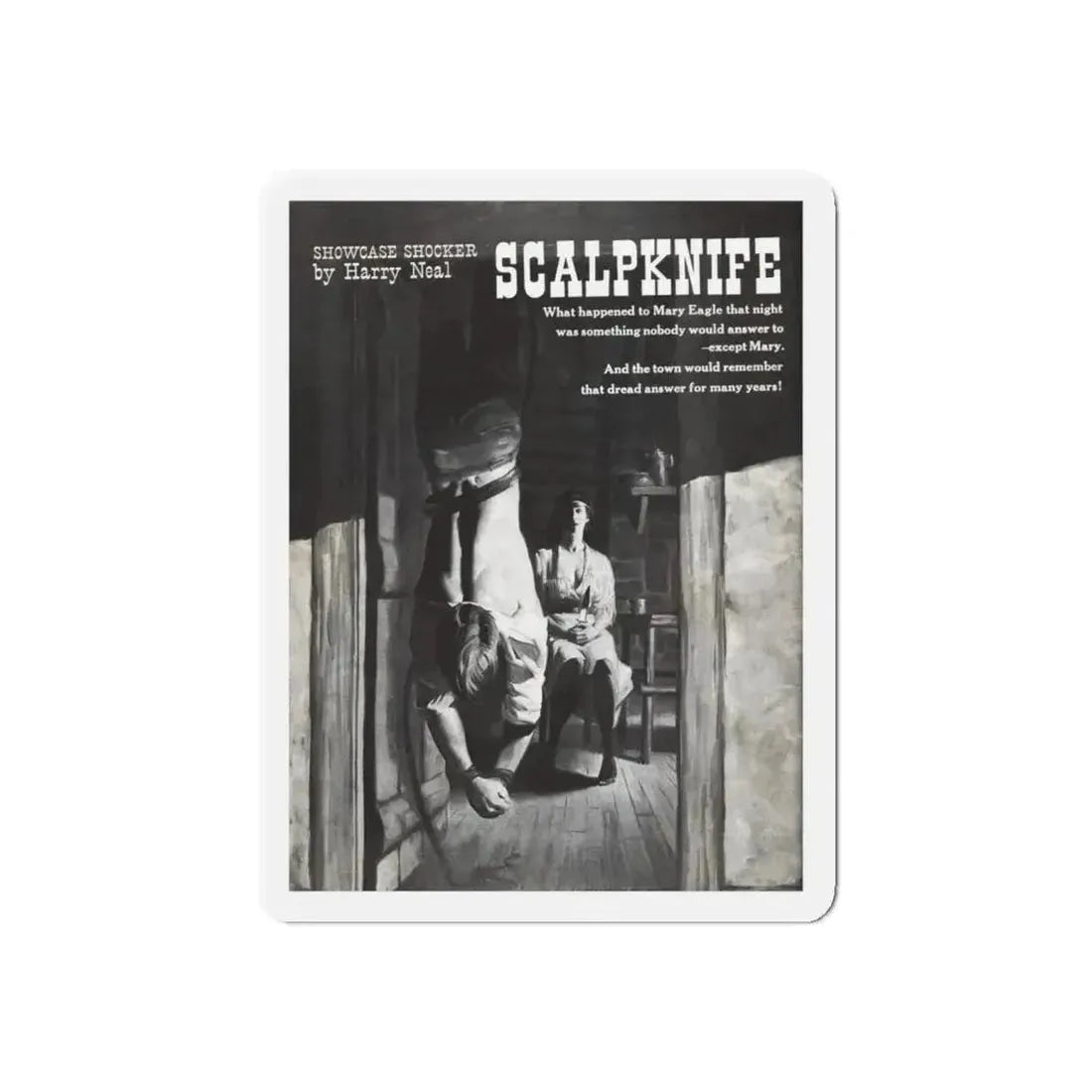 Scalpknife, Showcase magazine, No. 4 - 1961 (Magazine Illustration) Refrigerator Magnet 4 Inch Die-Cut - The Sticker Space