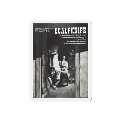 Scalpknife, Showcase magazine, No. 4 - 1961 (Magazine Illustration) Refrigerator Magnet 6 Inch Die-Cut - The Sticker Space