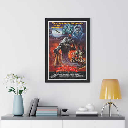 SCALPS 1983 - Framed Movie Poster-The Sticker Space