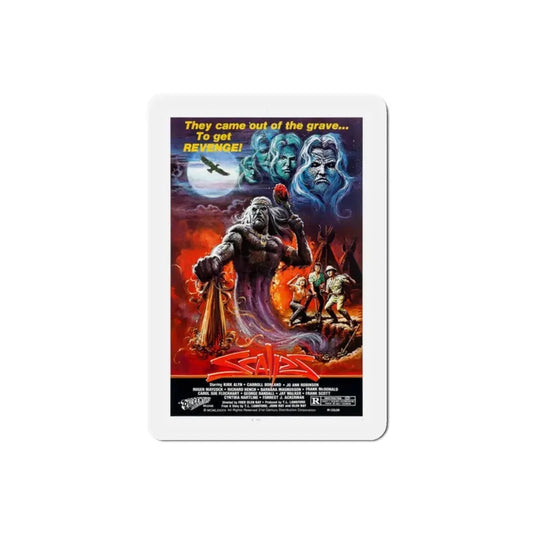 Scalps 1983 Movie Poster Refrigerator Magnet 2 Inch - The Sticker Space