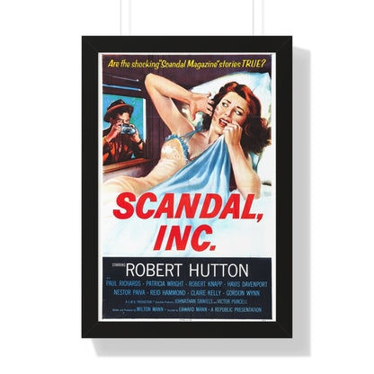 SCANDAL INC 1956 - Framed Movie Poster-16″ x 24″-The Sticker Space