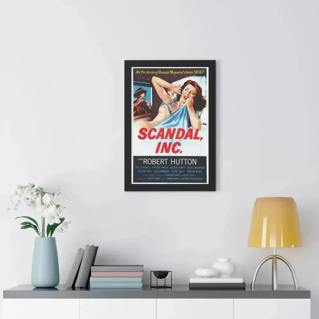 SCANDAL INC 1956 - Framed Movie Poster - The Sticker Space