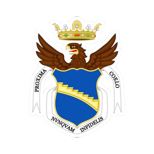 Scandiano-Stemma (Italy) (Coat of Arms) STICKER Vinyl Kiss-Cut Decal 2 Inch White - The Sticker Space