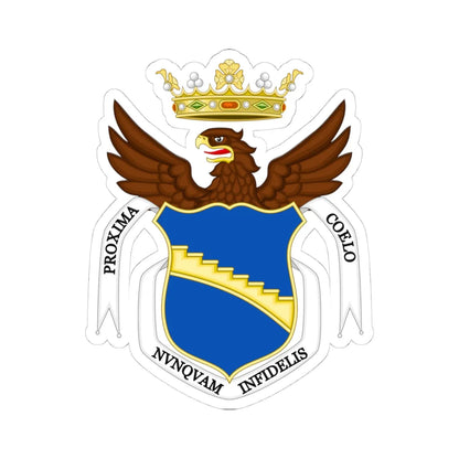 Scandiano-Stemma (Italy) (Coat of Arms) STICKER Vinyl Kiss-Cut Decal 4 Inch White - The Sticker Space