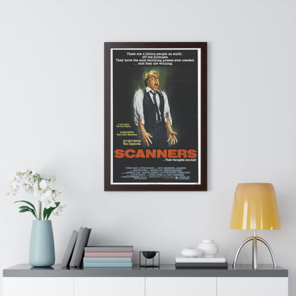 SCANNERS 1981 - Framed Movie Poster-The Sticker Space