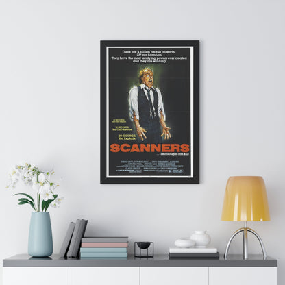 SCANNERS 1981 - Framed Movie Poster-The Sticker Space