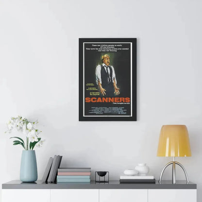 SCANNERS 1981 - Framed Movie Poster - The Sticker Space
