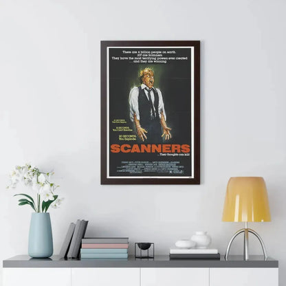 SCANNERS 1981 - Framed Movie Poster - The Sticker Space