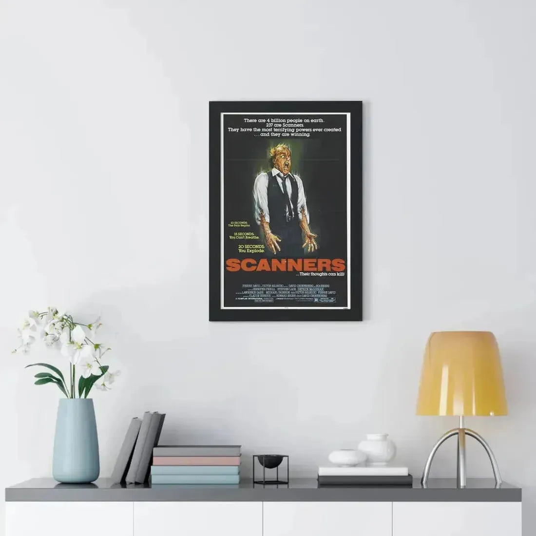 SCANNERS 1981 - Framed Movie Poster - The Sticker Space