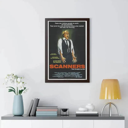 SCANNERS 1981 - Framed Movie Poster - The Sticker Space