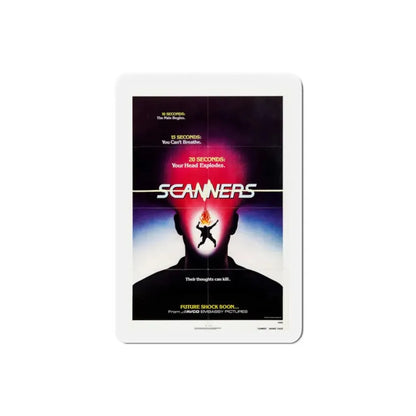 Scanners 1981 Movie Poster Refrigerator Magnet 2 Inch - The Sticker Space