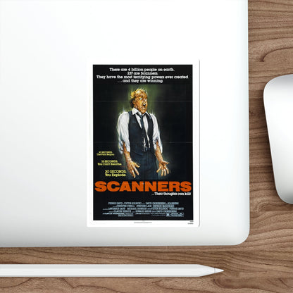 SCANNERS 1981 Movie Poster STICKER Vinyl Die-Cut Decal-The Sticker Space