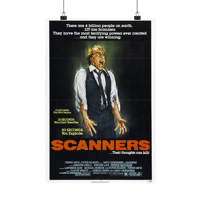 SCANNERS 1981 - Paper Movie Poster-12″ x 18″-The Sticker Space